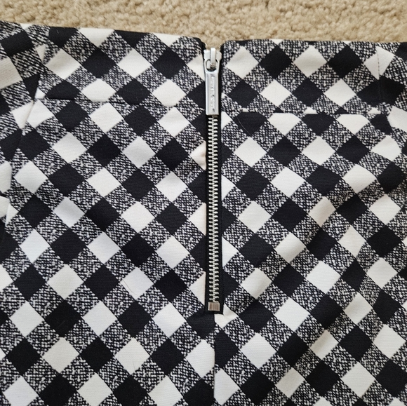 MICHAEL Michael Kors Black and White Checkered Women's Skirt Size 6 Six - Picture 11 of 16